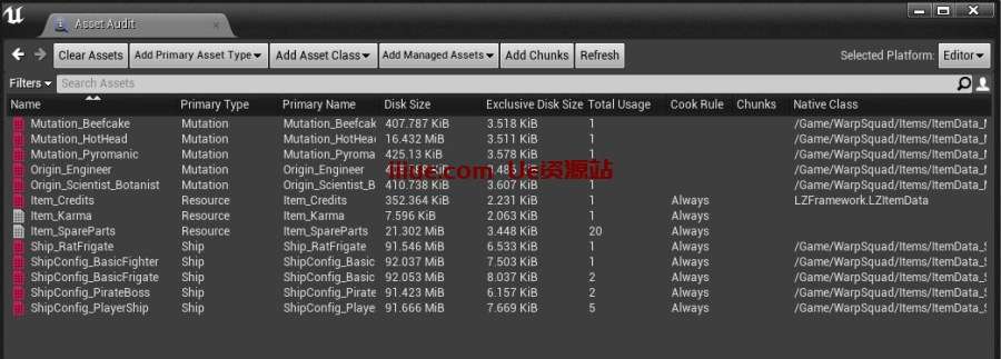 数据资产和异步加载的资产管理器 数据资产和异步加载的资产管理器