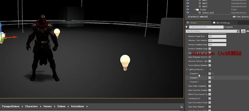 虚幻引擎的50个提高效率的技巧-快速开发技巧 #18 UE4 - 独立的光照通道 虚幻引擎的50个提高效率的技巧-快速开发技巧 #18 UE4 - 独立的光照通道