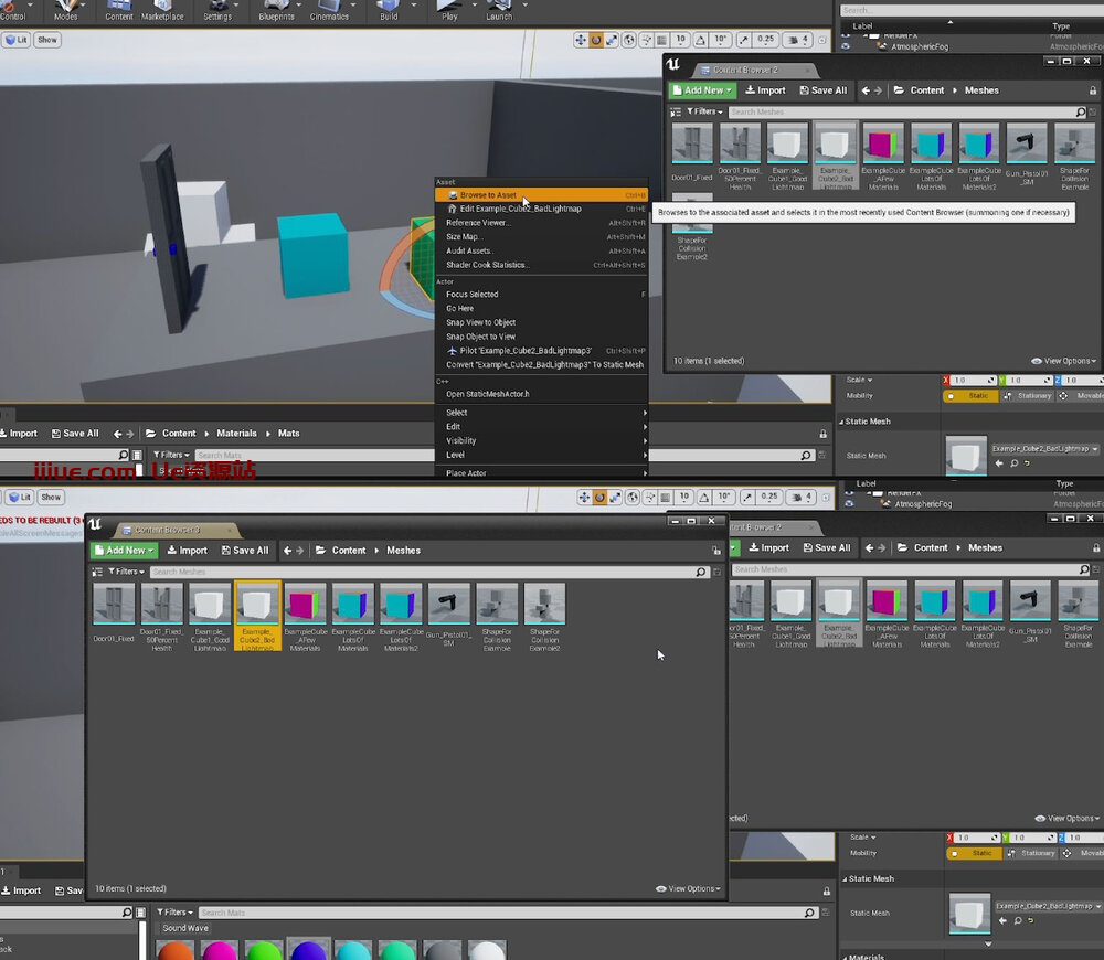 虚幻引擎的50个提高效率的技巧-快速开发提示 #27 UE - 多内容浏览器 虚幻引擎的50个提高效率的技巧-快速开发提示 #27 UE - 多内容浏览器