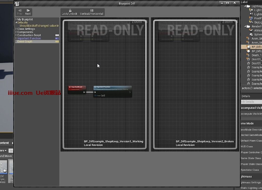 虚幻引擎的50个提高效率的技巧-快速开发提示 #40 UE4 / UE5 - 差异蓝图 虚幻引擎的50个提高效率的技巧-快速开发提示 #40 UE4 / UE5 - 差异蓝图