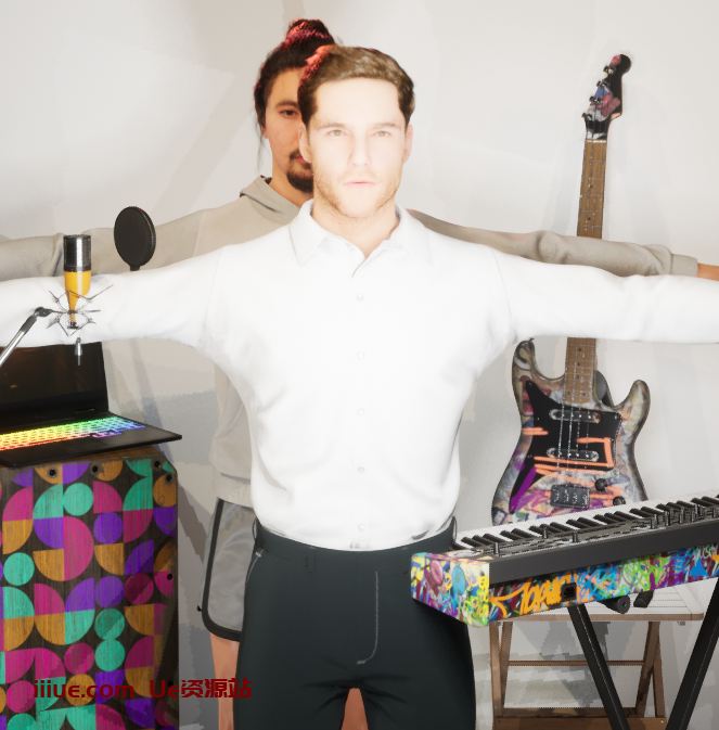 用虚幻引擎ue5进行直播中用快捷键一键切换直播中的角色(蓝图)