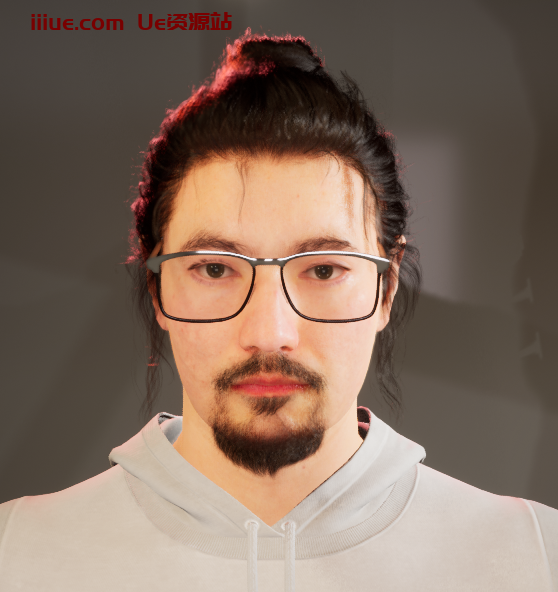 虚幻引擎UE metahuman的眼镜glasses资产,UE数字虚拟人眼镜glasses资源