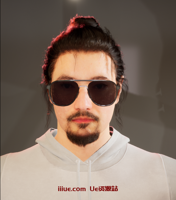 虚幻引擎UE metahuman的眼镜glasses资产,UE数字虚拟人眼镜glasses资源