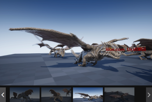 包含在元素龙包中*** 这是沙漠龙，非常适合在干旱的环境中与沙色肤色混合。