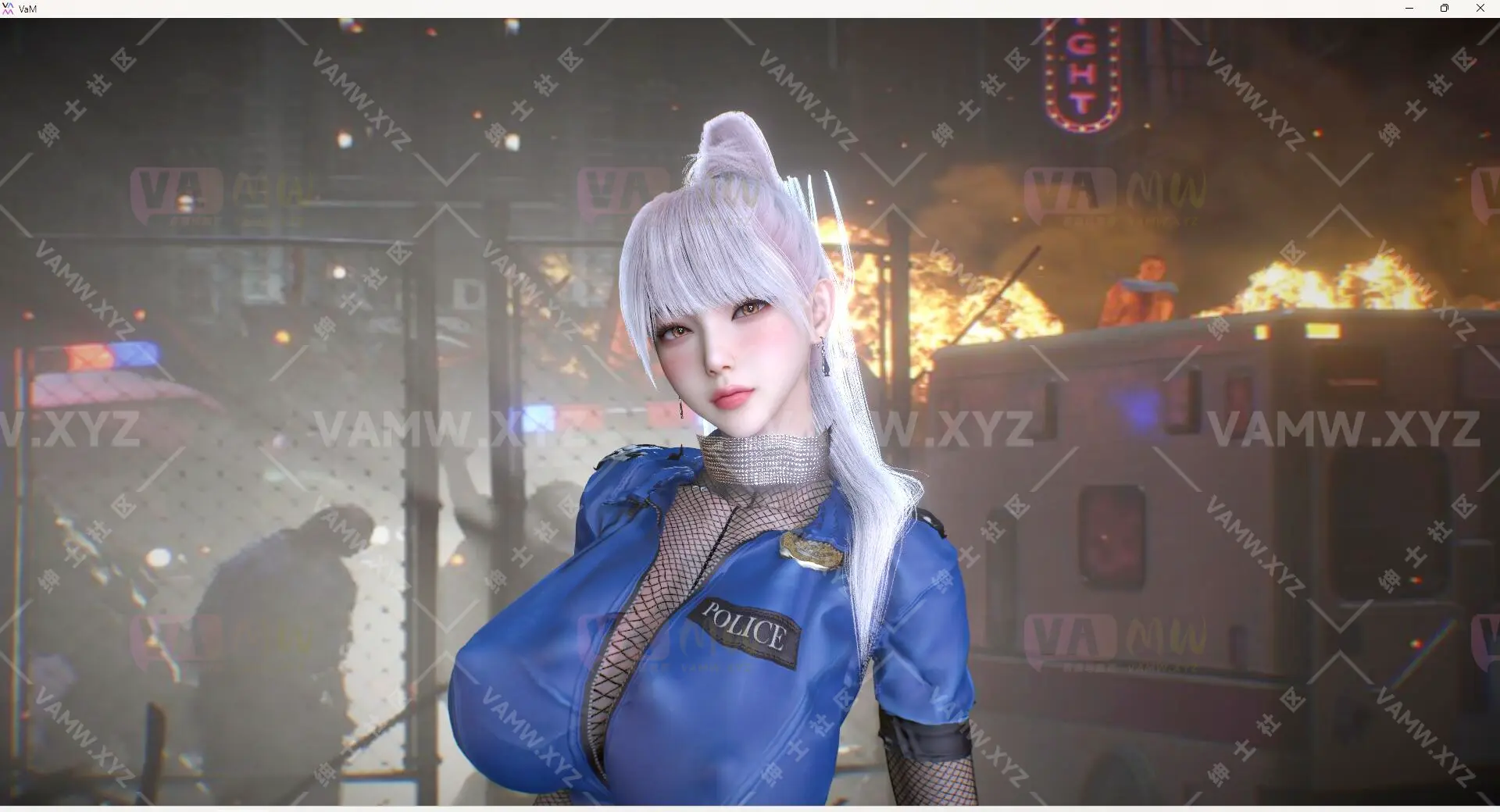 [VAM人物]真实女友游戏 TSX.性感小女警.1