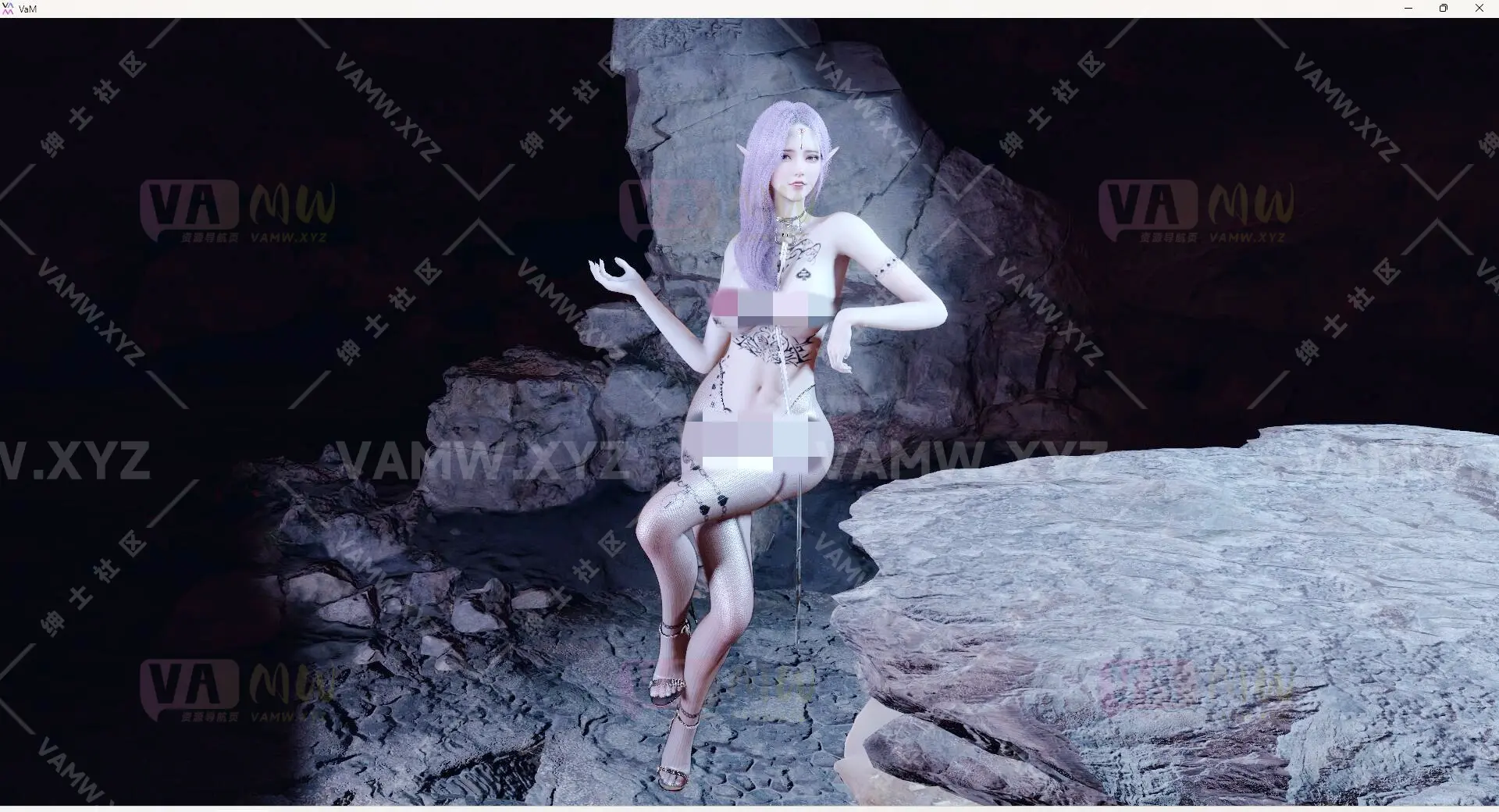 [VAM人物]真实女友游戏 山洞里的精灵.1