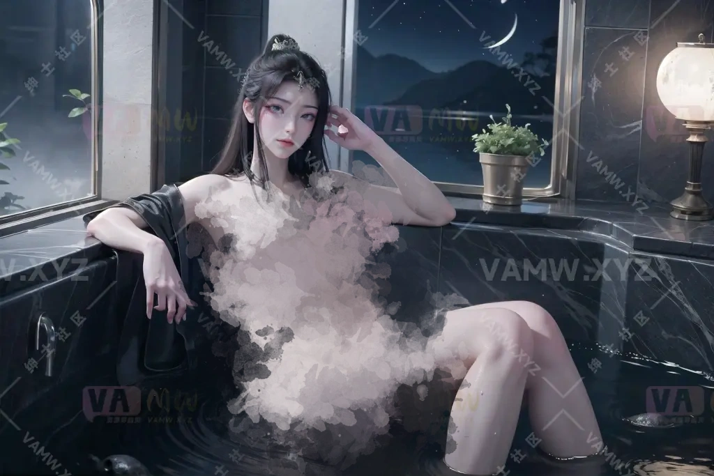 [AI绘画]元瑶 浴缸+瑟瑟 横竖屏壁纸 HD308P+633 MB ai20250410160629003