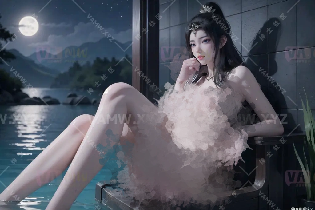 [AI绘画]元瑶 浴缸+瑟瑟 横竖屏壁纸 HD308P+633 MB ai20250410160629003