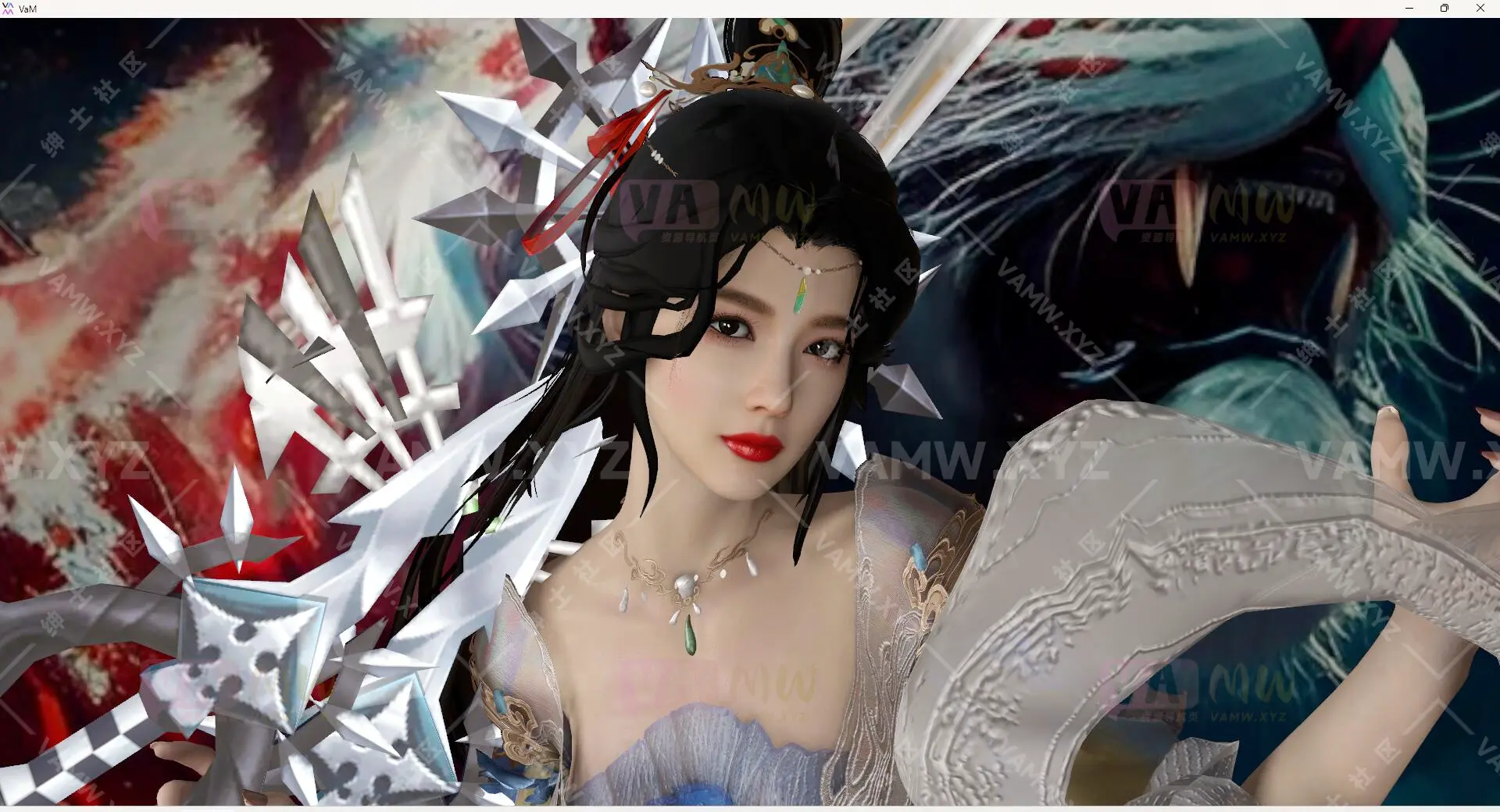 [VAM人物]真实女友游戏 古风美女Pimax.白虎.1