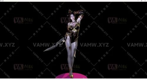 [VAM人物]真实女友游戏 古风美女 101.魔女安心.1