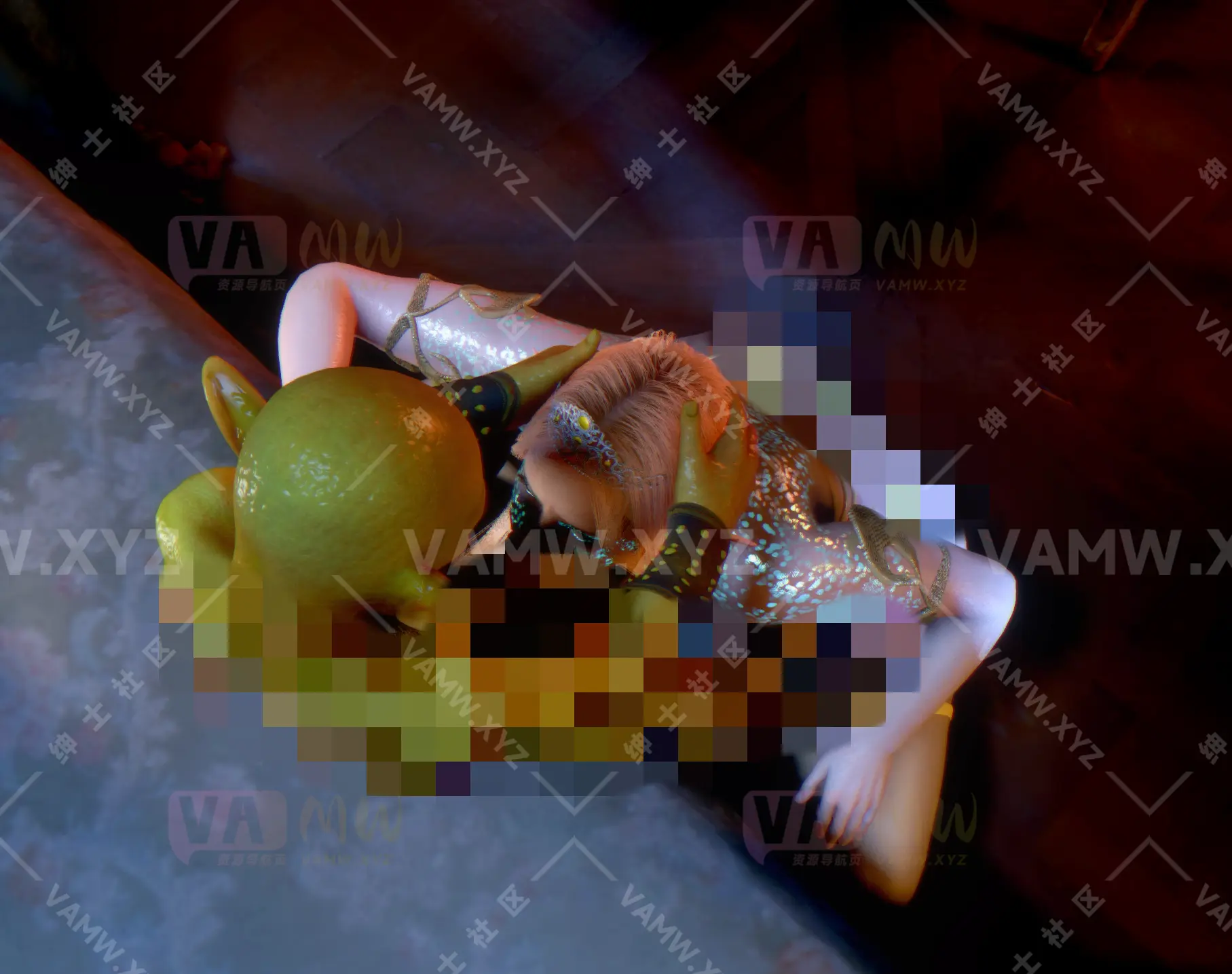 [VAM场景]真实女友游戏 精灵女王 汉化sevenseason.Elf_Queen_X_Goblin_4_0.1