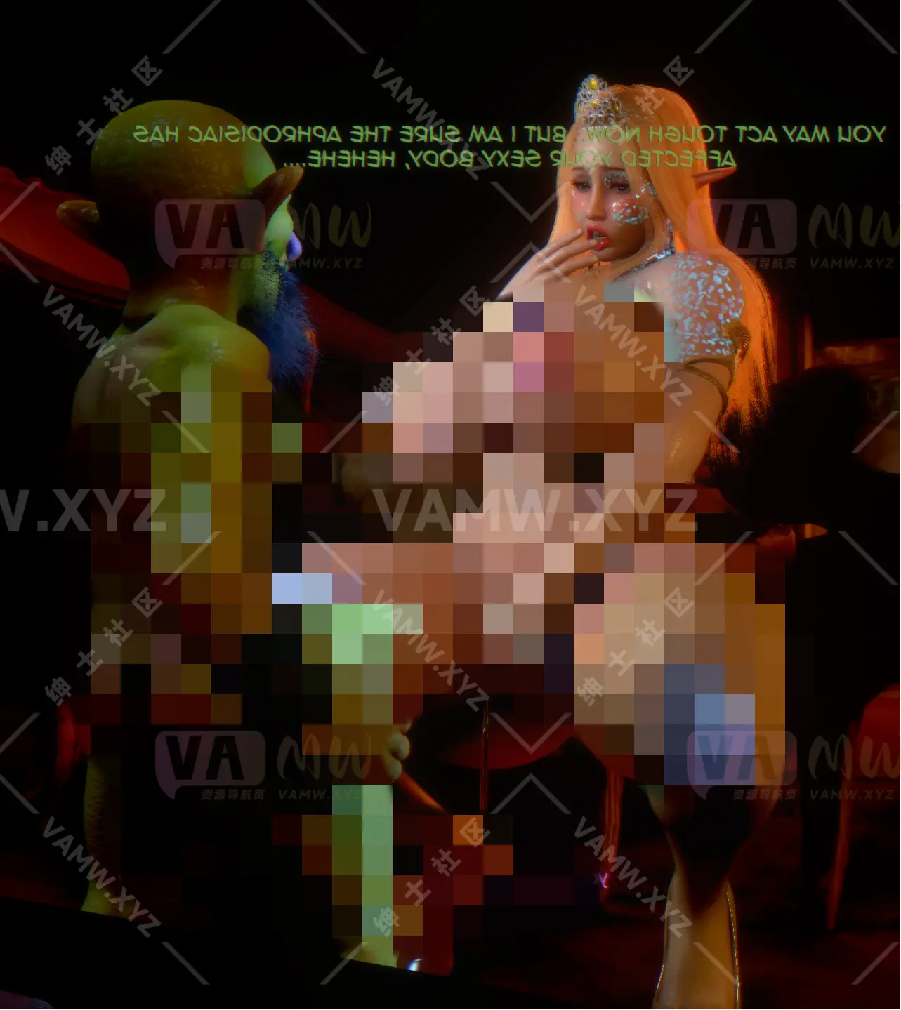 [VAM场景]真实女友游戏 精灵女王 汉化sevenseason.Elf_Queen_X_Goblin_4_0.1