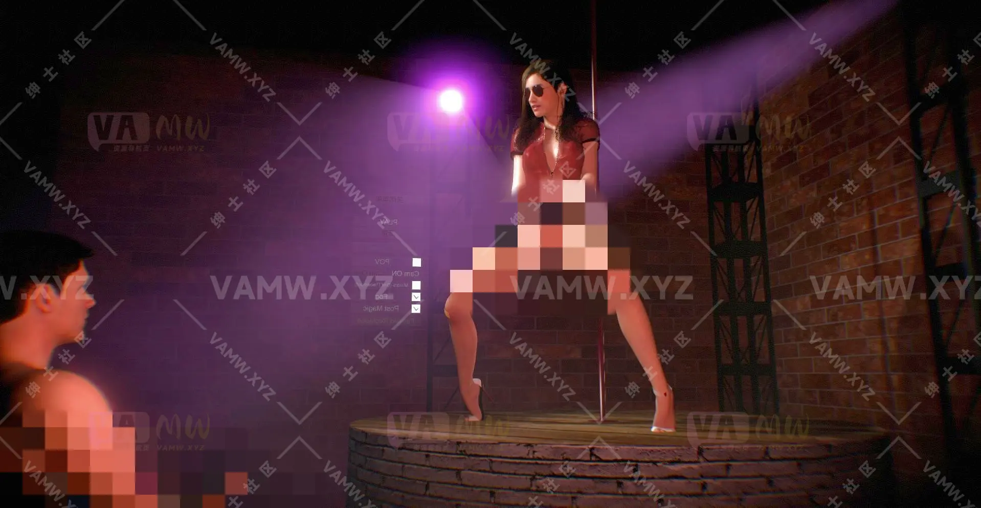 [VAM场景]真实女友游戏 舞摇场景气泡臀 C&G-STUDIO.Bubble_Butt.2