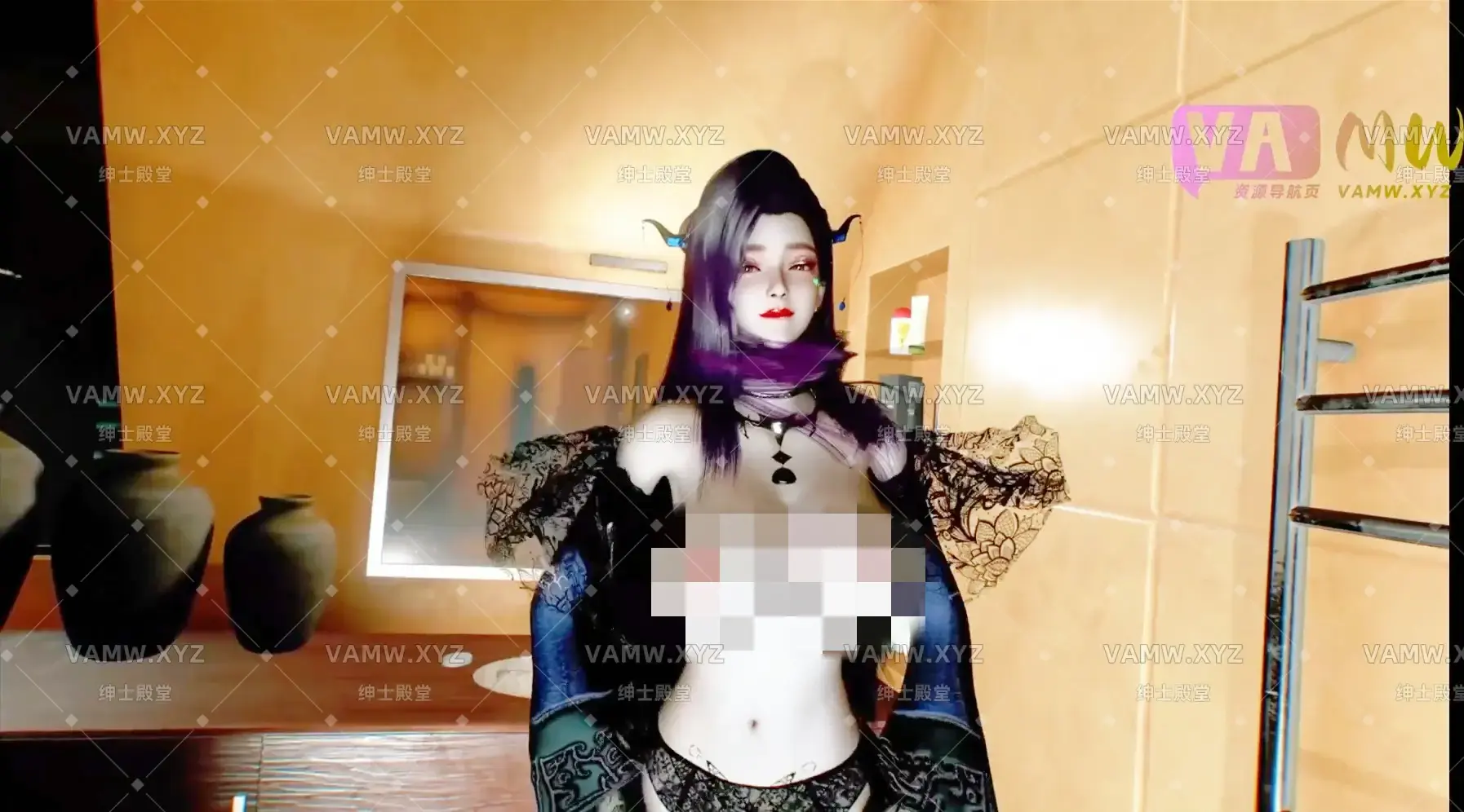 [大片] 潮女妖烧姬浴室诱惑