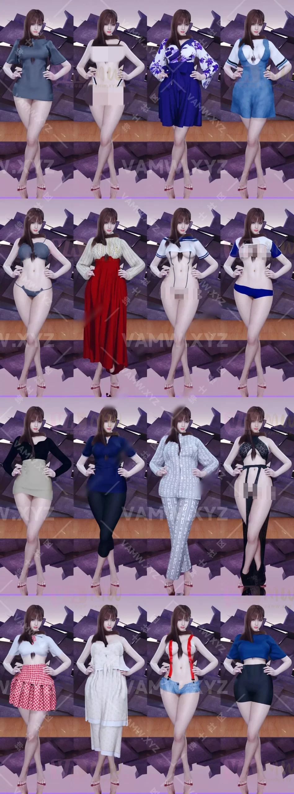 【精】VAM服饰合集 Yep服饰资源合集 更新至20250528