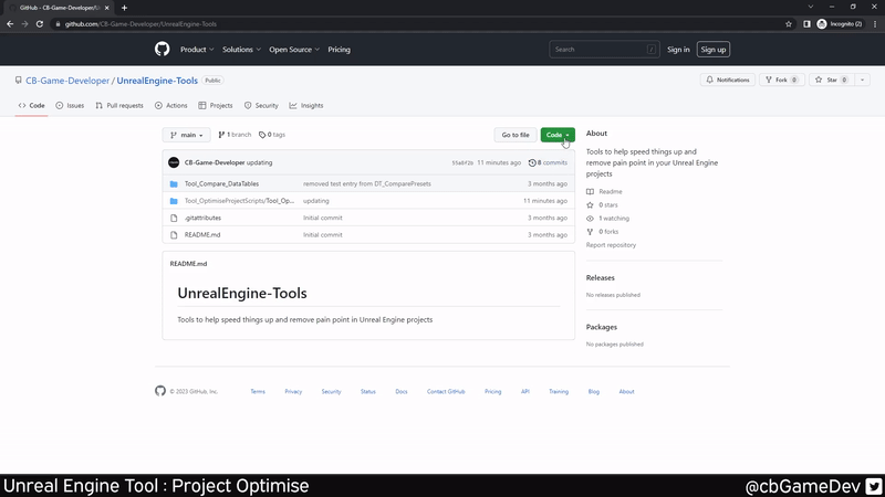 新的虚幻引擎工具：项目优化！